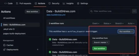 Configuring Manual Triggers In GitHub Actions With `workflow_dispatch