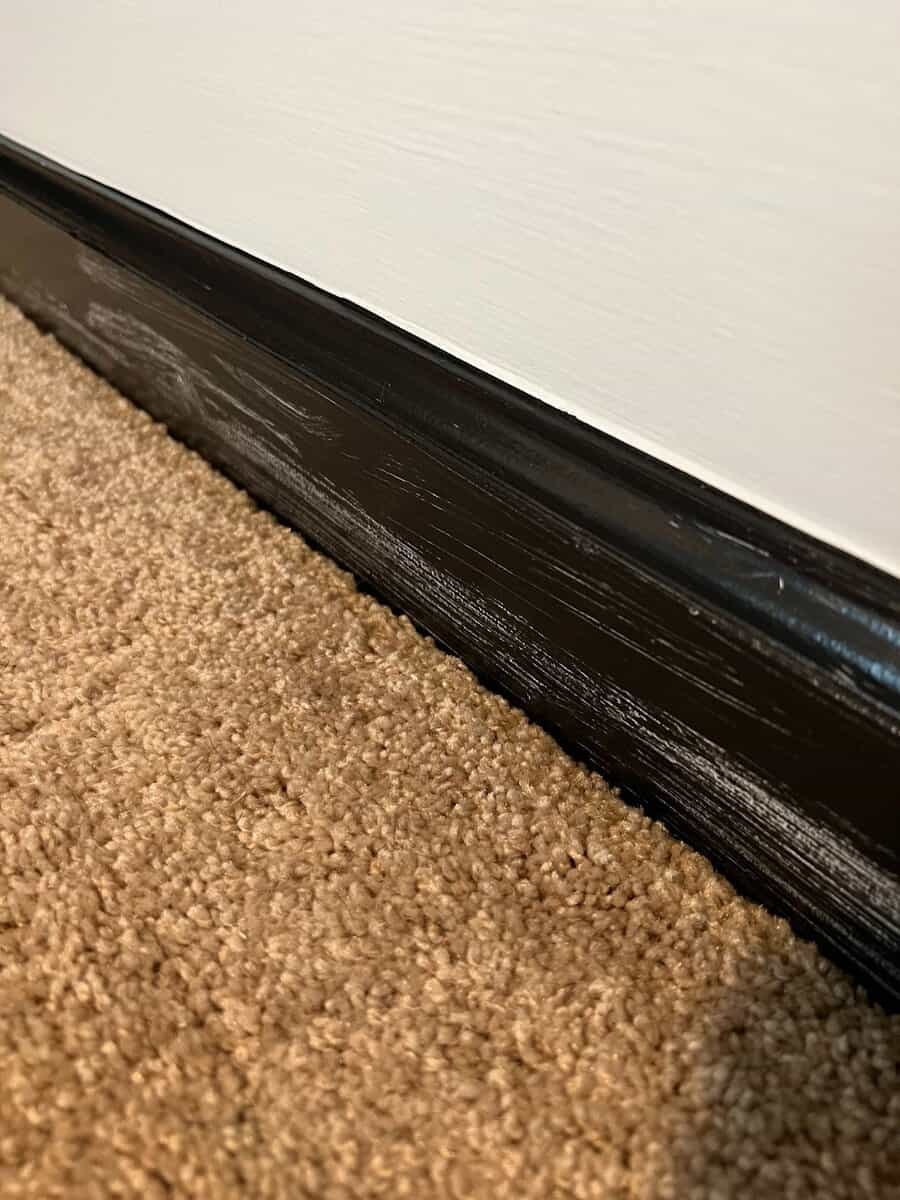 How To Paint Baseboards w/ Carpet Installed Build a Cozy Home