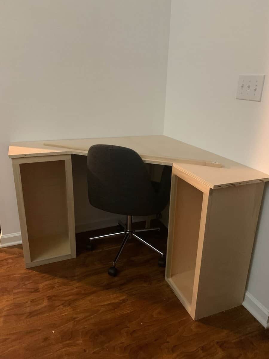DIY Custom Corner Desk How to Make StepbyStep Build Build a Cozy Home