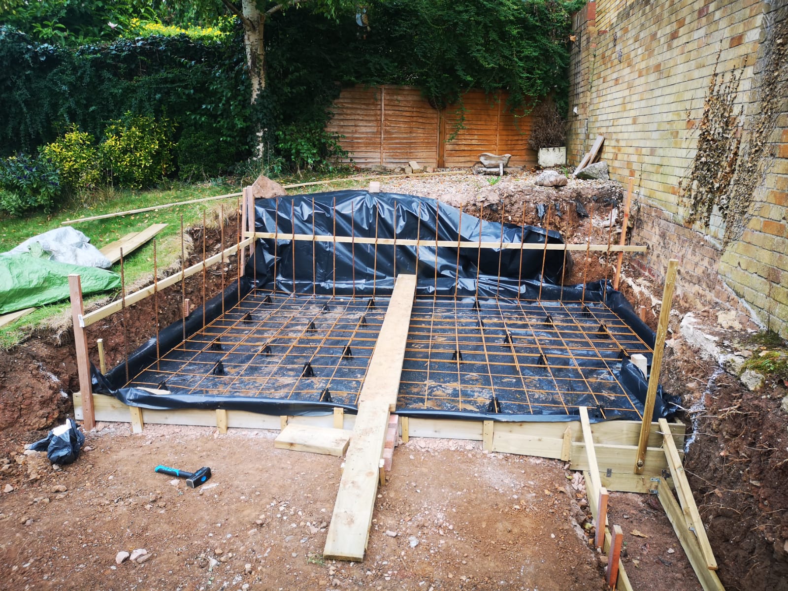 How to build a Concrete Slab or base for your Hot Tub?