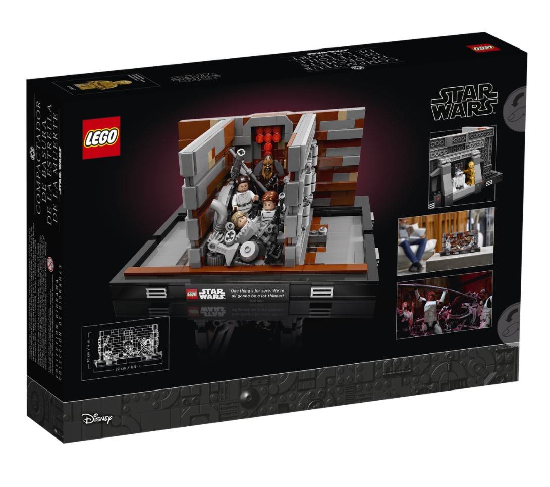 LEGO® Star Wars 75339 Death Star Trash Compactor Diorama Build and