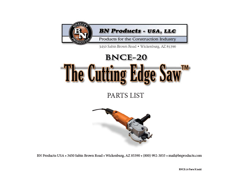 BNCE20 Parts BuildBlock Insulating Concrete Forms