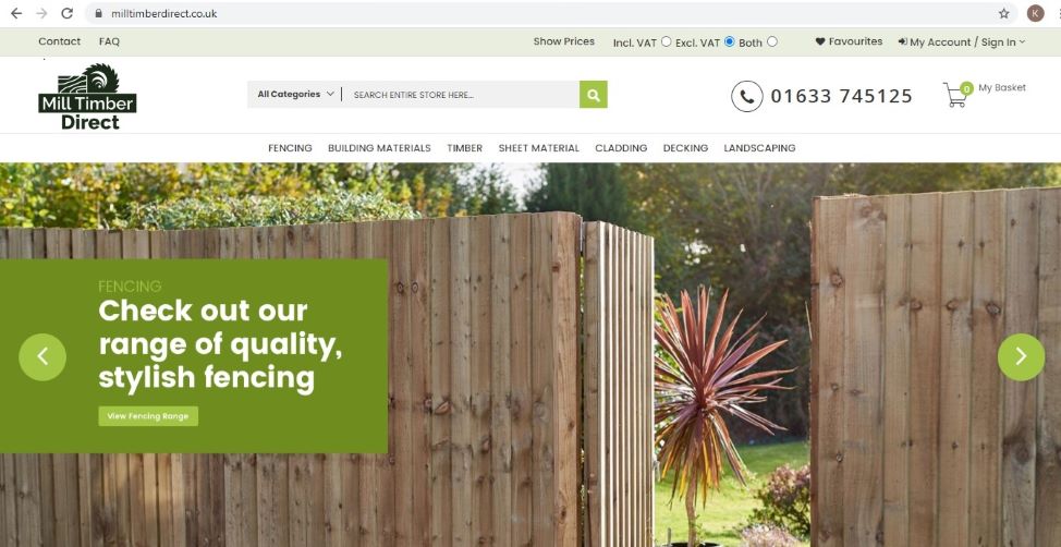 New site offers top quality timber direct to customers