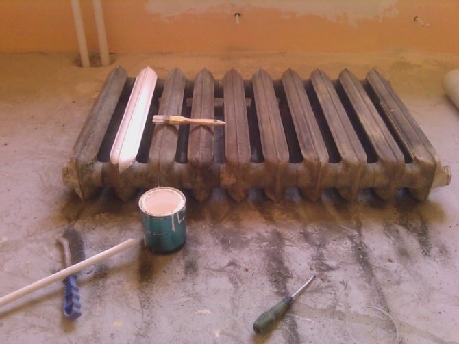 Odorless paint for radiators DIY video instructions for installation