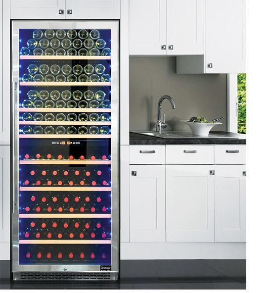Vinotemp Series 300 Bottle Dual Zone Wine Cooler Builder Boy