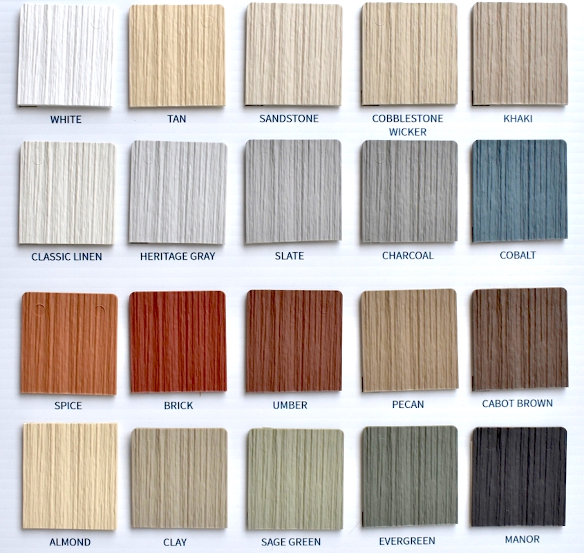 Sample Colors Of Vinyl Siding