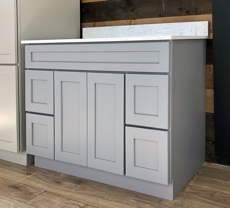 Pacific Gray Bath Vanity Builders Surplus
