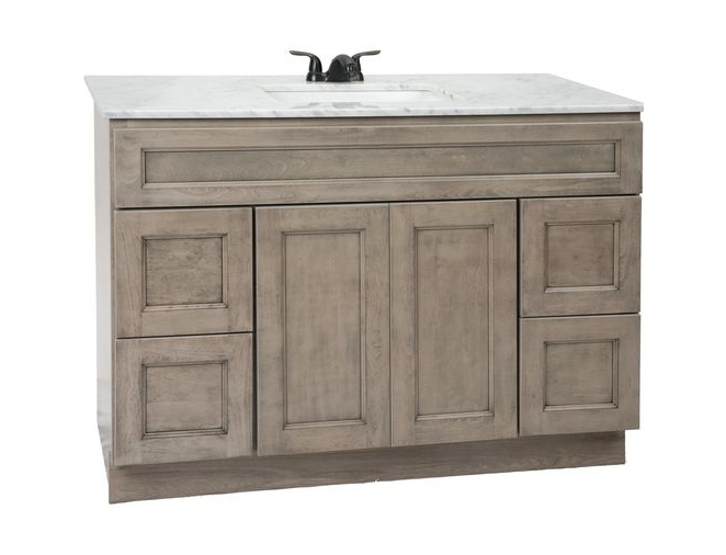Old Harbor Gray Shaker Vanity Builders Surplus