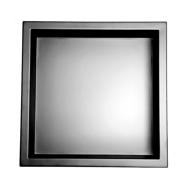METAL Shower NICHE 12″X12″ 3.5″ dept Black Builder's Bliss
