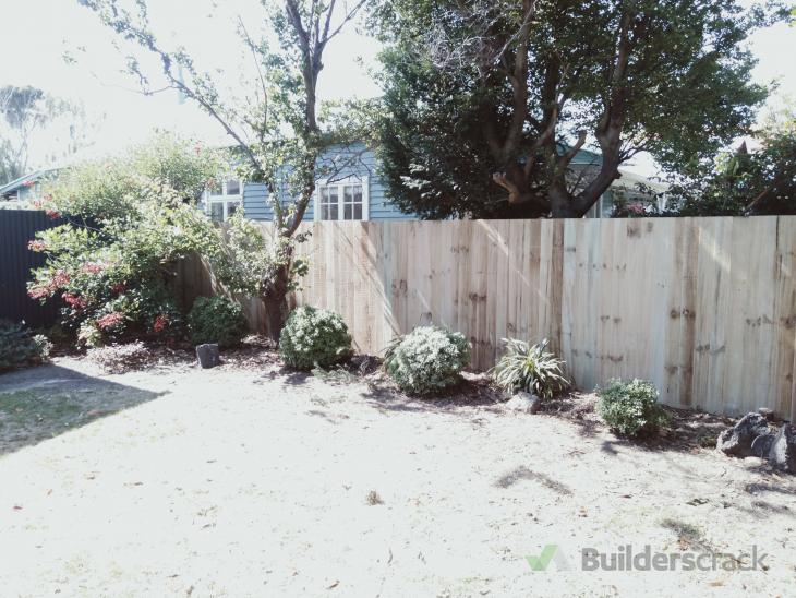 New paling fence on boundary ( 548508) Builderscrack