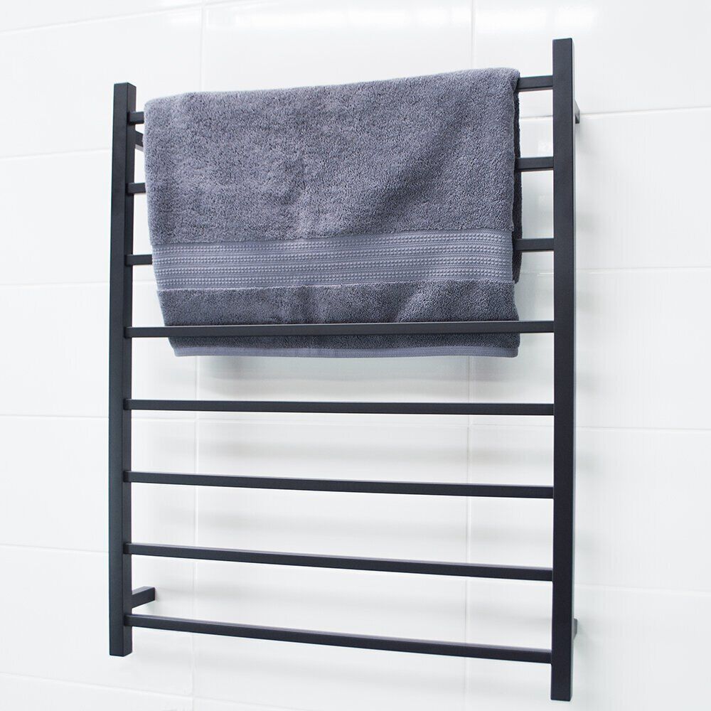 BSTR05 Black Heated Towel Ladder Builders Discount Warehouse