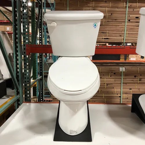 ADA Elongated White Toilet Set Builders Surplus