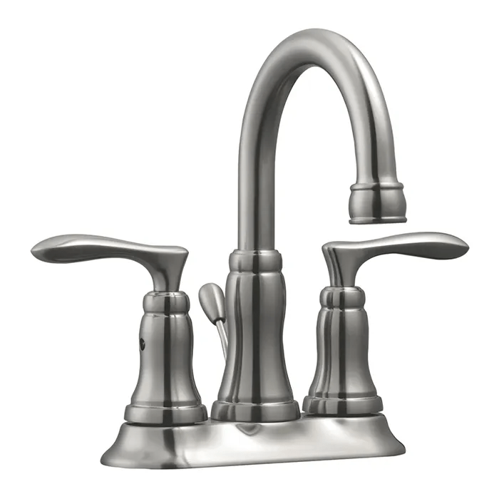 Madison 4" Bathroom Faucet Satin Nickel Builders Surplus