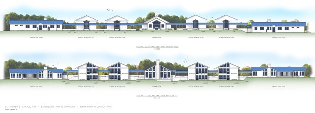 6th Form accomodation elevations