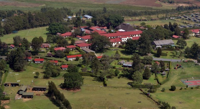 Aerial view of the preparatory school.