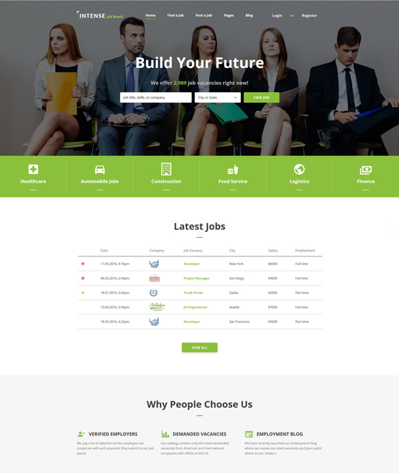 5 of the Best Bootstrap Templates for Job Boards & Employment sites