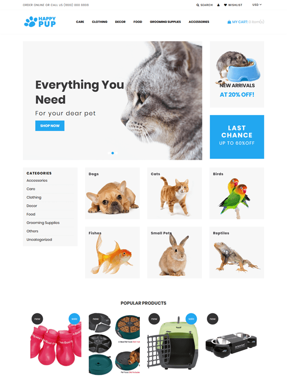 Fantastic Shopify Theme For Online Pet Stores