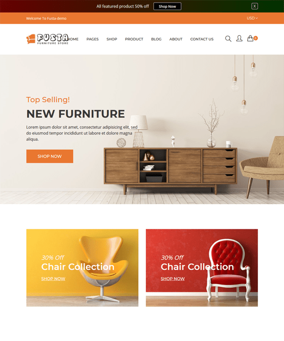 Responsive Shopify Themes For Online Furniture Stores