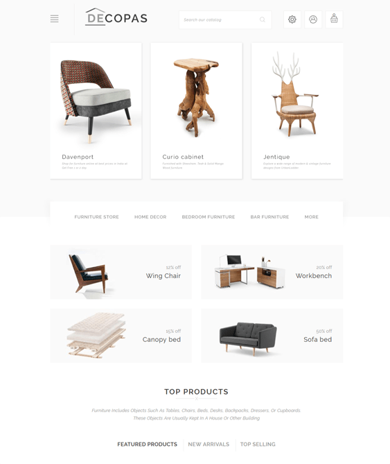 12 of the Best Themes for Furniture Stores