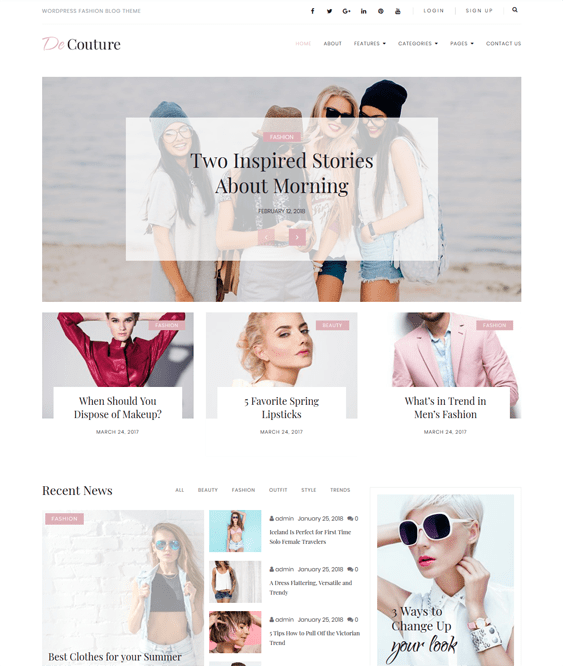 7 of the Best WordPress Themes for Fashion Blogs Buildify