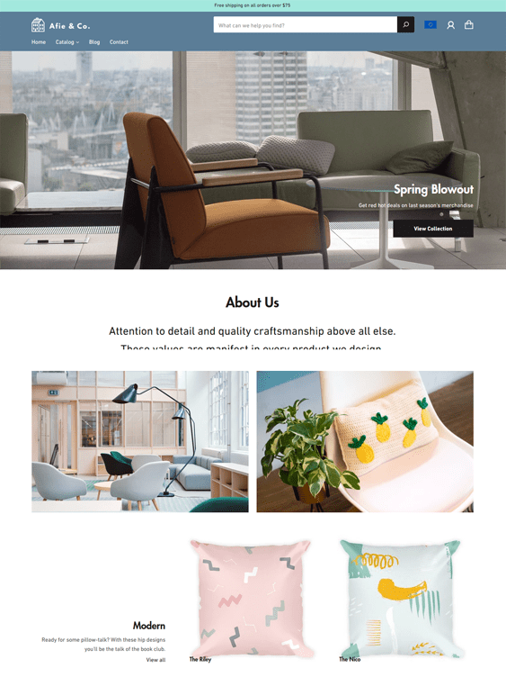 Stylish Home Decor And Interior Design Shopify Themes