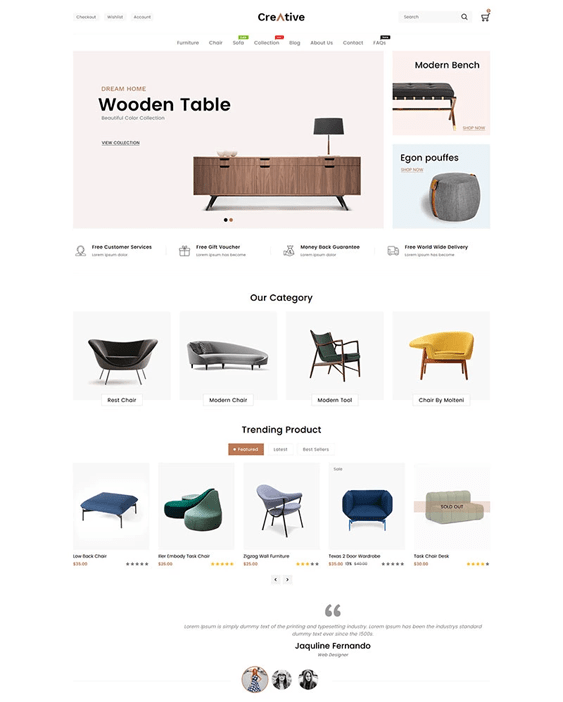 Fantastic Shopify Themes For Online Furniture Stores