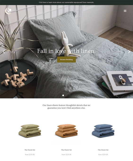 Cuddly And Soft Shopify Themes for Selling Bedding, Blankets, And Linens