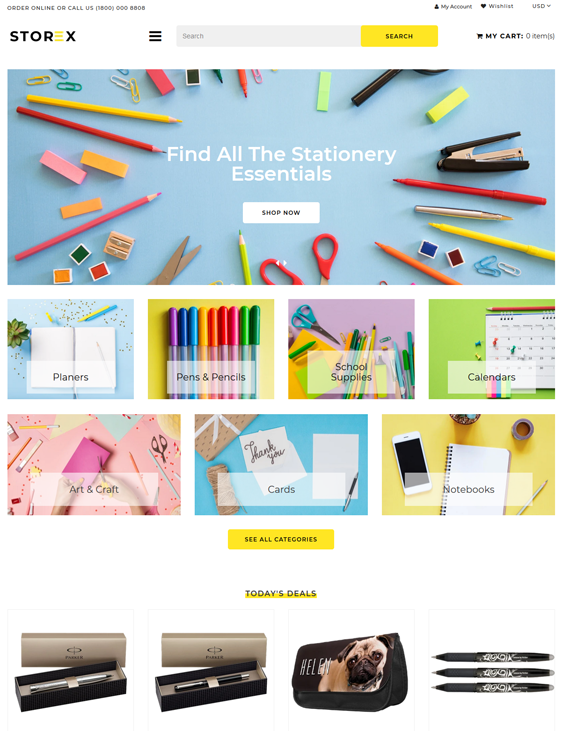 Shopify Themes For Selling Stationary And Office Supplies Buildify