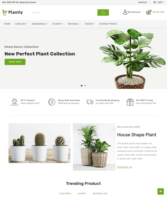Lovely And Fresh Shopify Themes For Florists And Plant Stores