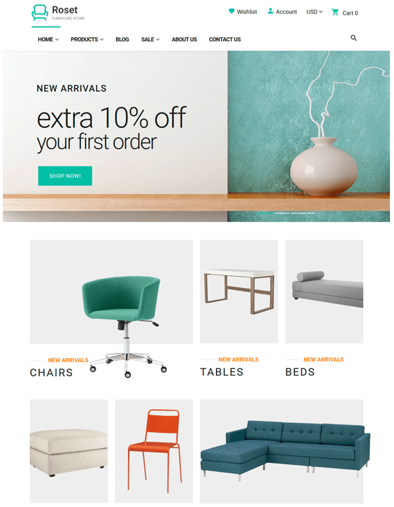 Chic Shopify Themes For Interior Design And Home Decor Stores