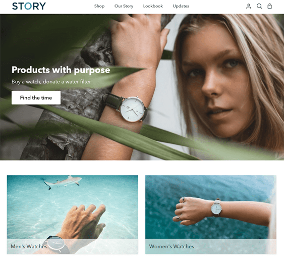 Timeless Shopify Themes For Online Watch Stores