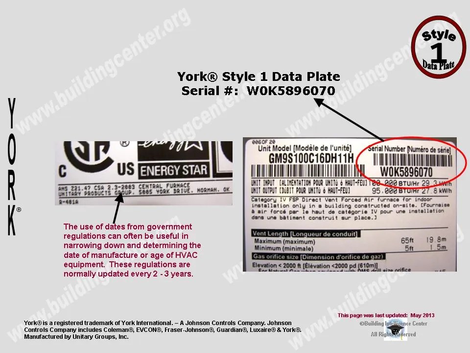 York HVAC age Building Intelligence Center
