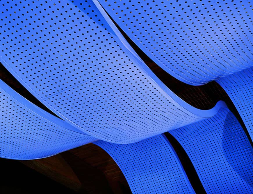 USG Boral Suspension System Curvatura 3Dimensional Metal False