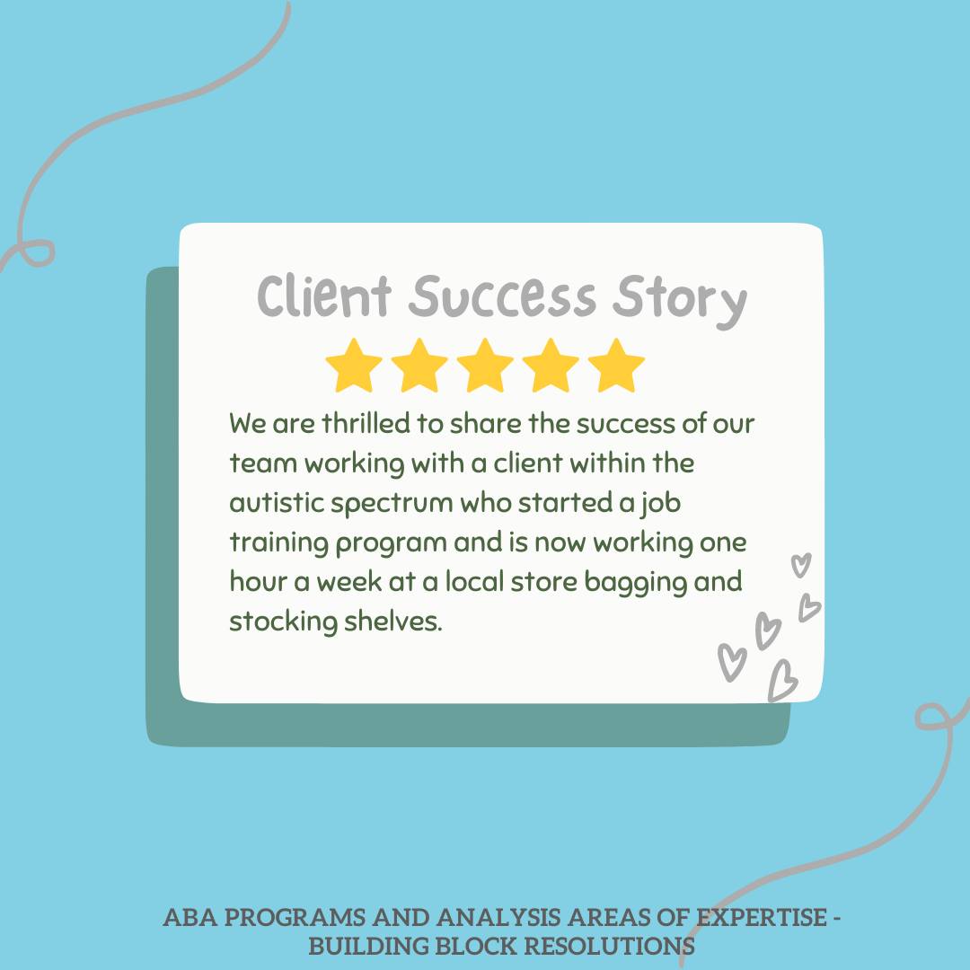 Autism Success Stories Building Block Resolutions
