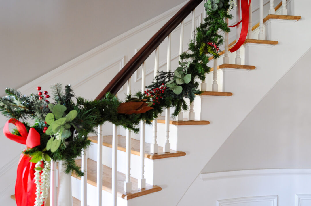 How to Make Cheap Christmas Garland Look Expensive Building Bluebird