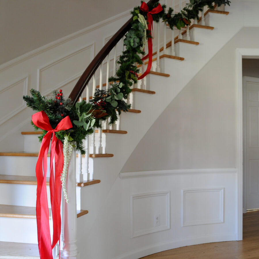 How to Make Cheap Christmas Garland Look Expensive Building Bluebird