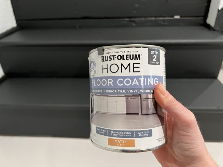 Paint Your Basement Stairs Black on a Budget DIY Building Bluebird