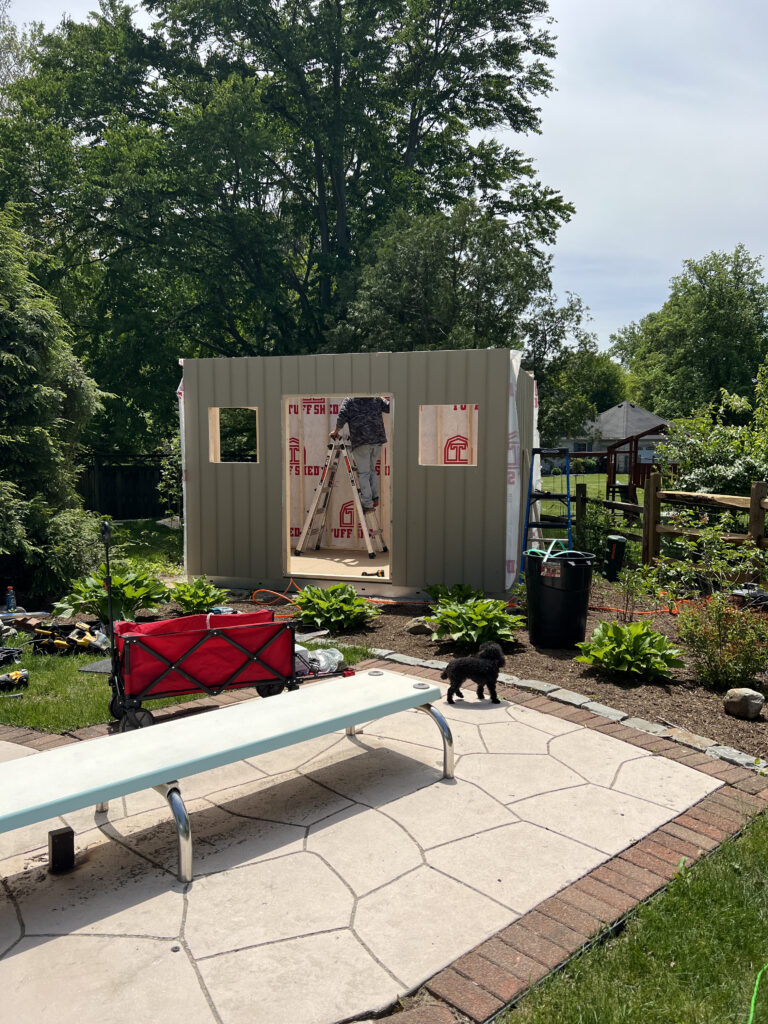 How to Paint a Shed Yourself Beginner's Guide Building Bluebird