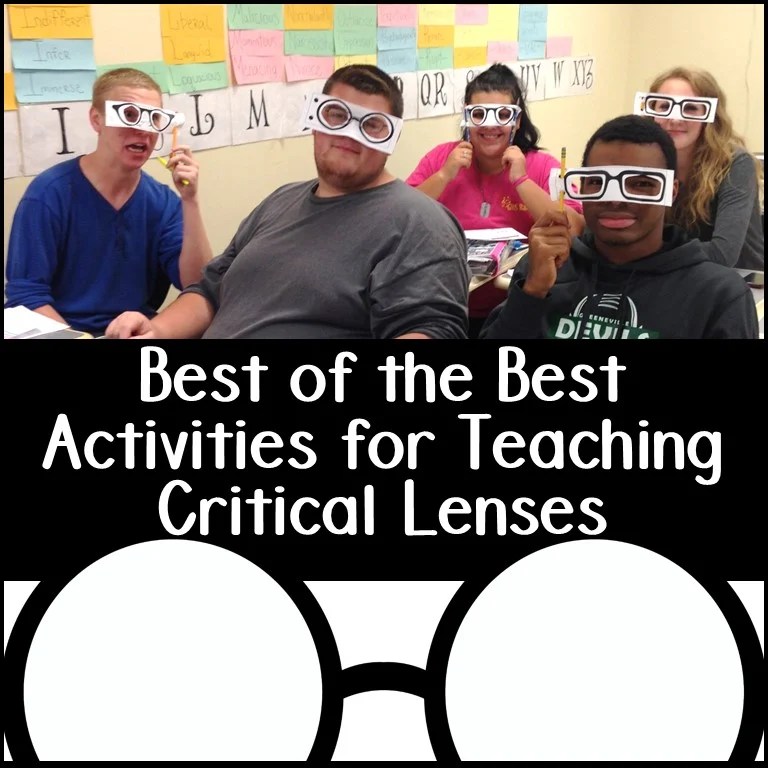 Creative Ways to Teach Critical Lenses Building Book Love