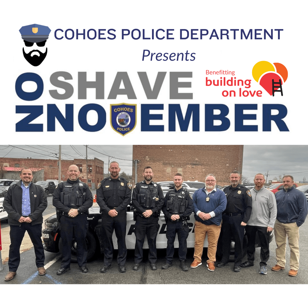 Cohoes Police Department No Shave November Building on Love