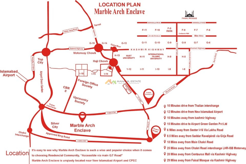 Marble Arch Enclave Islamabad Ratings, NOC, Payment Plan, Location