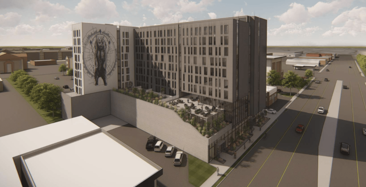 11story apartment project on 400 S near Pioneer Park breaking new