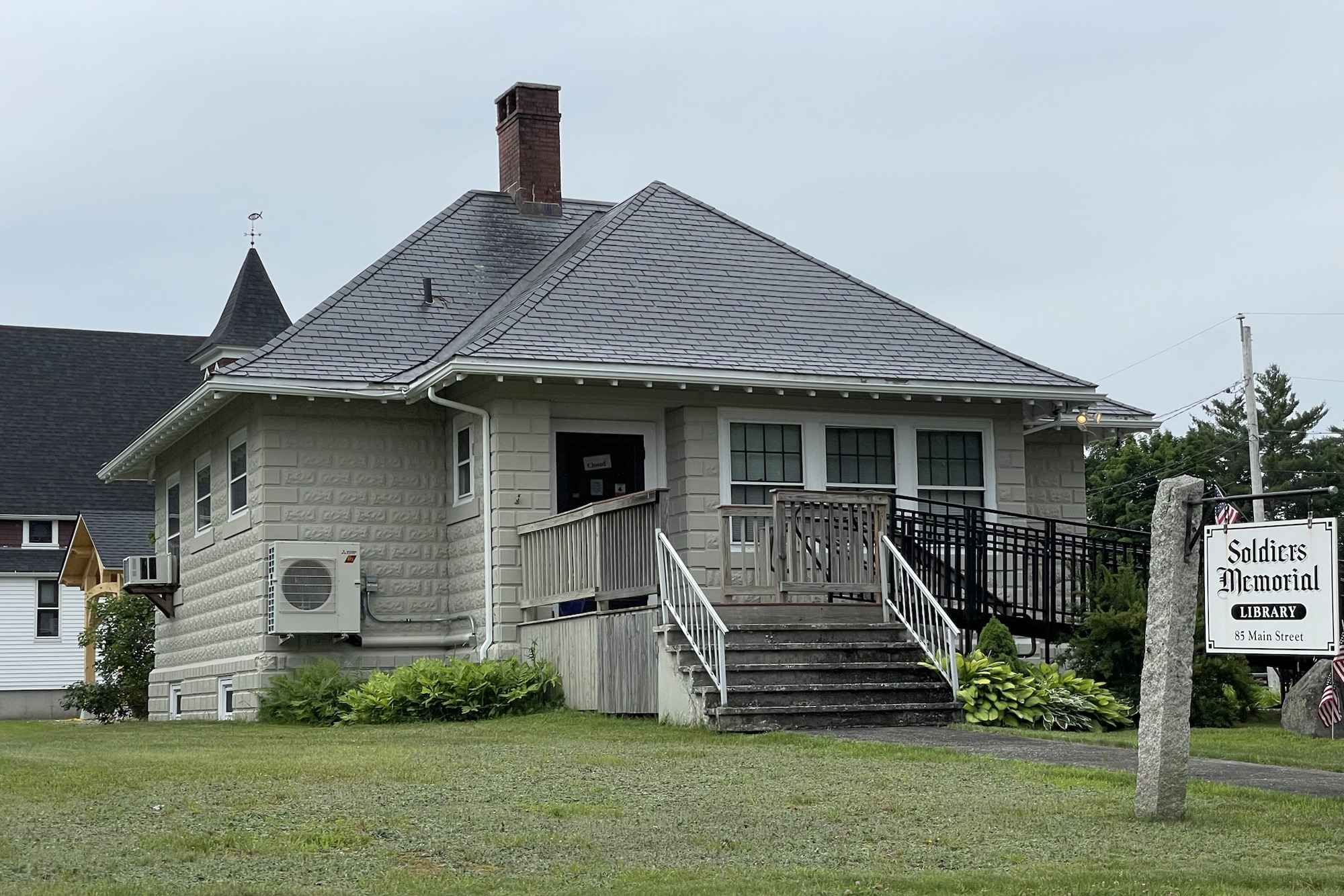 Hiram Public Library // 1915 Buildings of New England