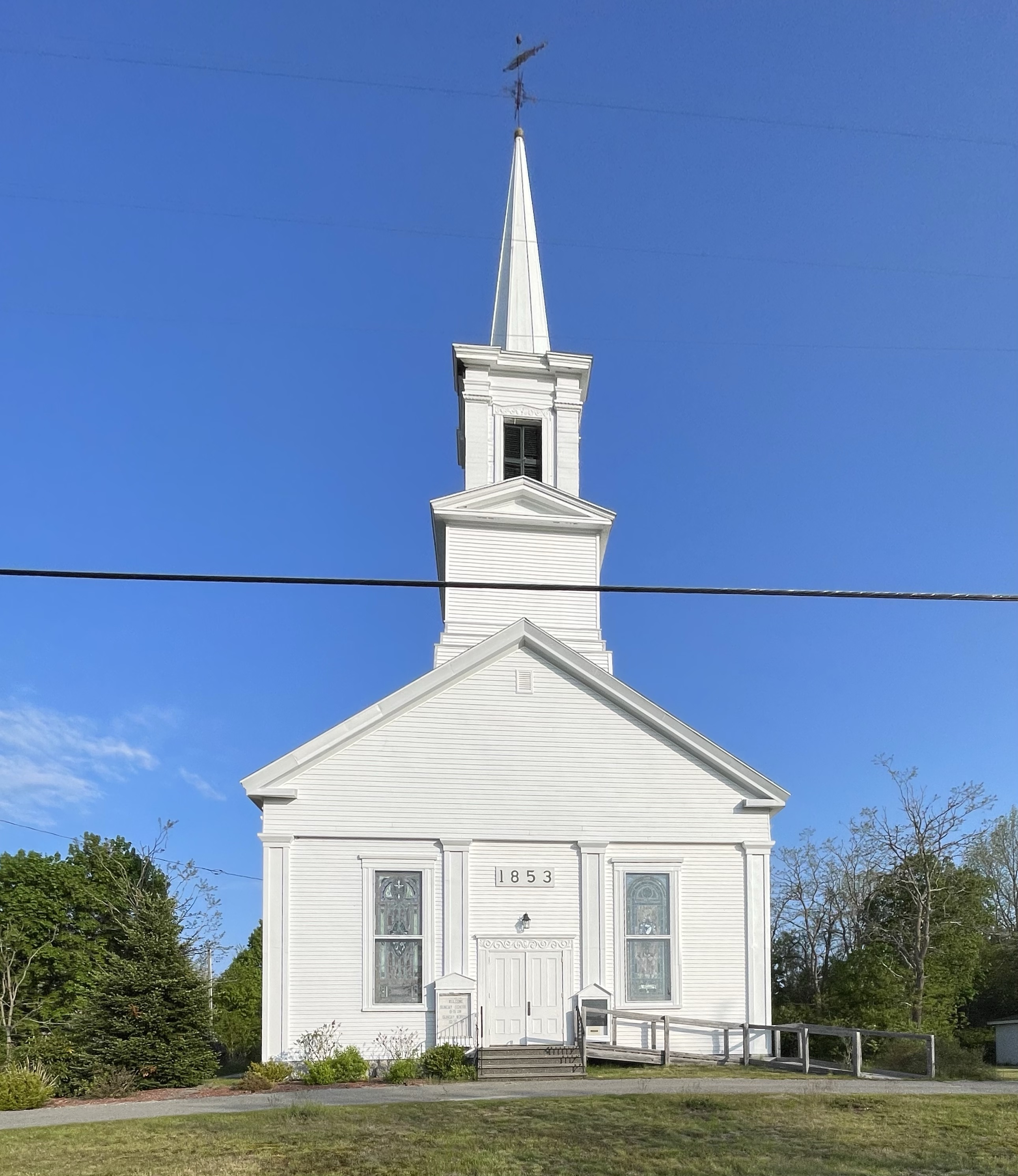First Baptist Church of Brooklin // 1853 Buildings of New England