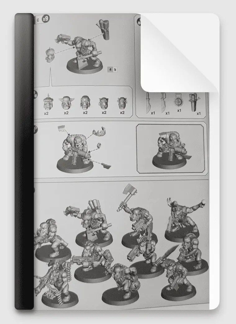 Ork Boyz Build Instructions