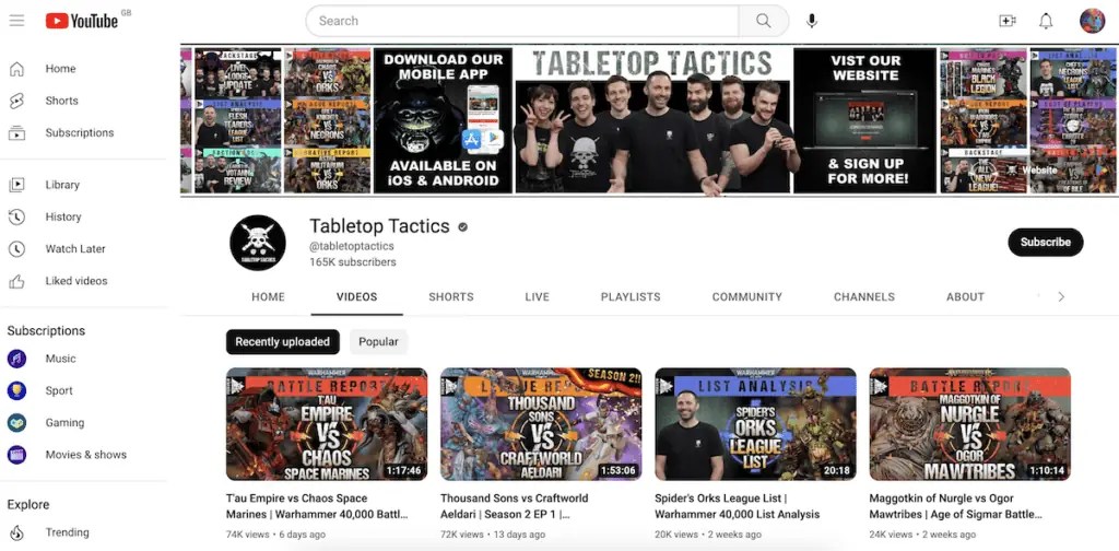 The Rise of Warhammer Influencers and Content Creators on YouTube