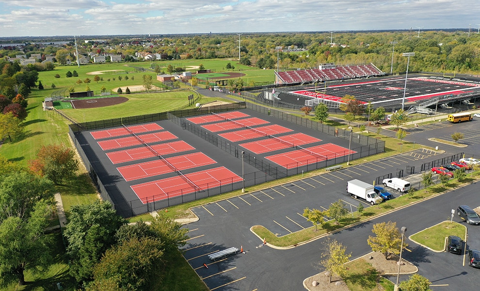Bolingbrook High School Turf, Tracks & Tennis Improvements (Bolingbrook