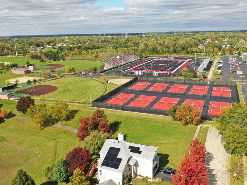 Bolingbrook High School Turf, Tracks & Tennis Improvements (Bolingbrook