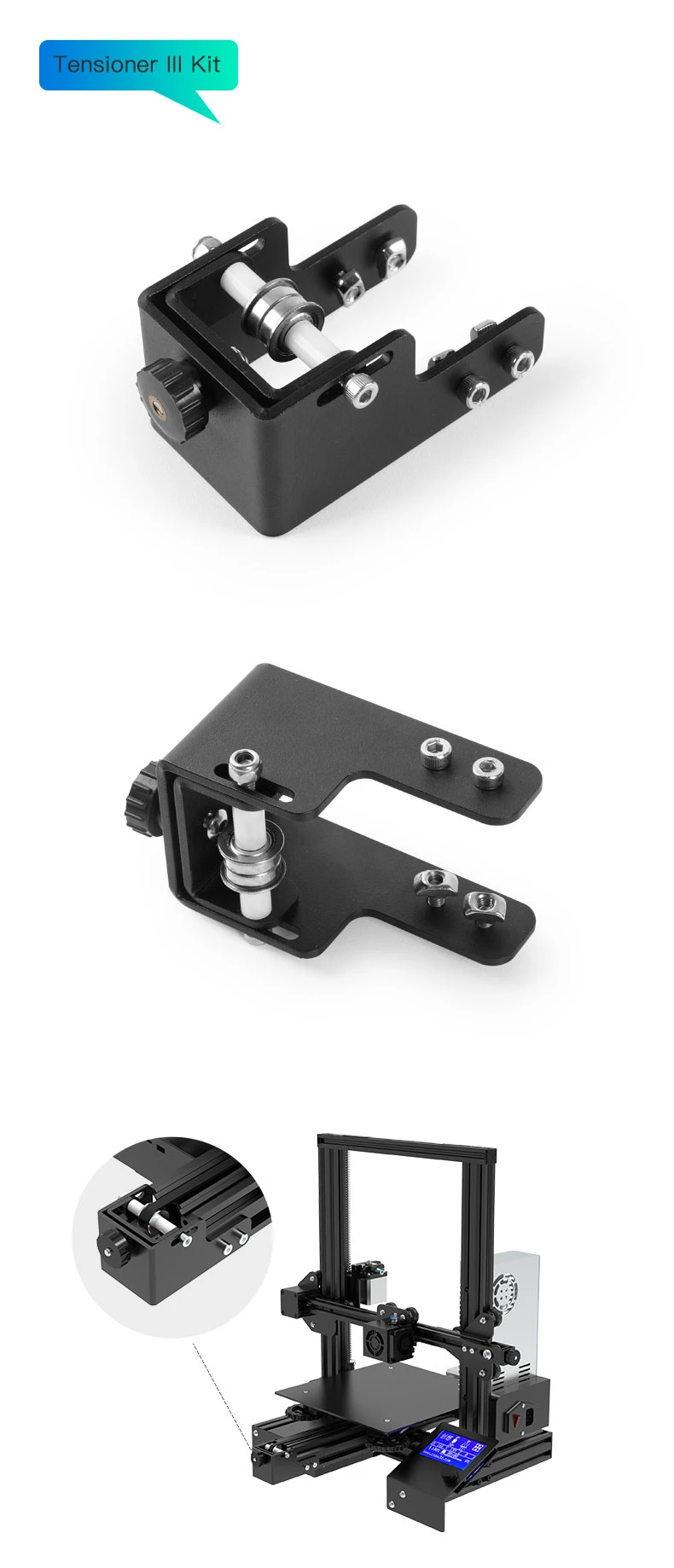 Creality Yaxis Belt Tensioner for Ender 3 Pro Build It Full