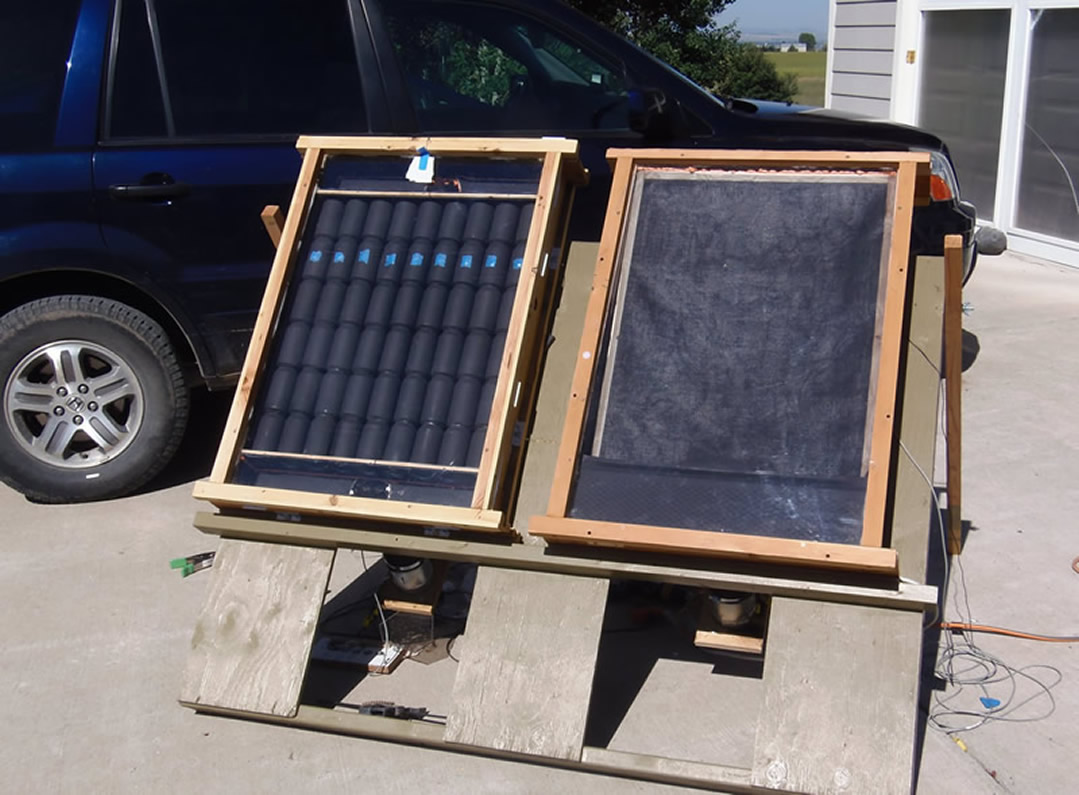 DIY Solar Air Heating Collectors Pop Can vs Screen Absorbers